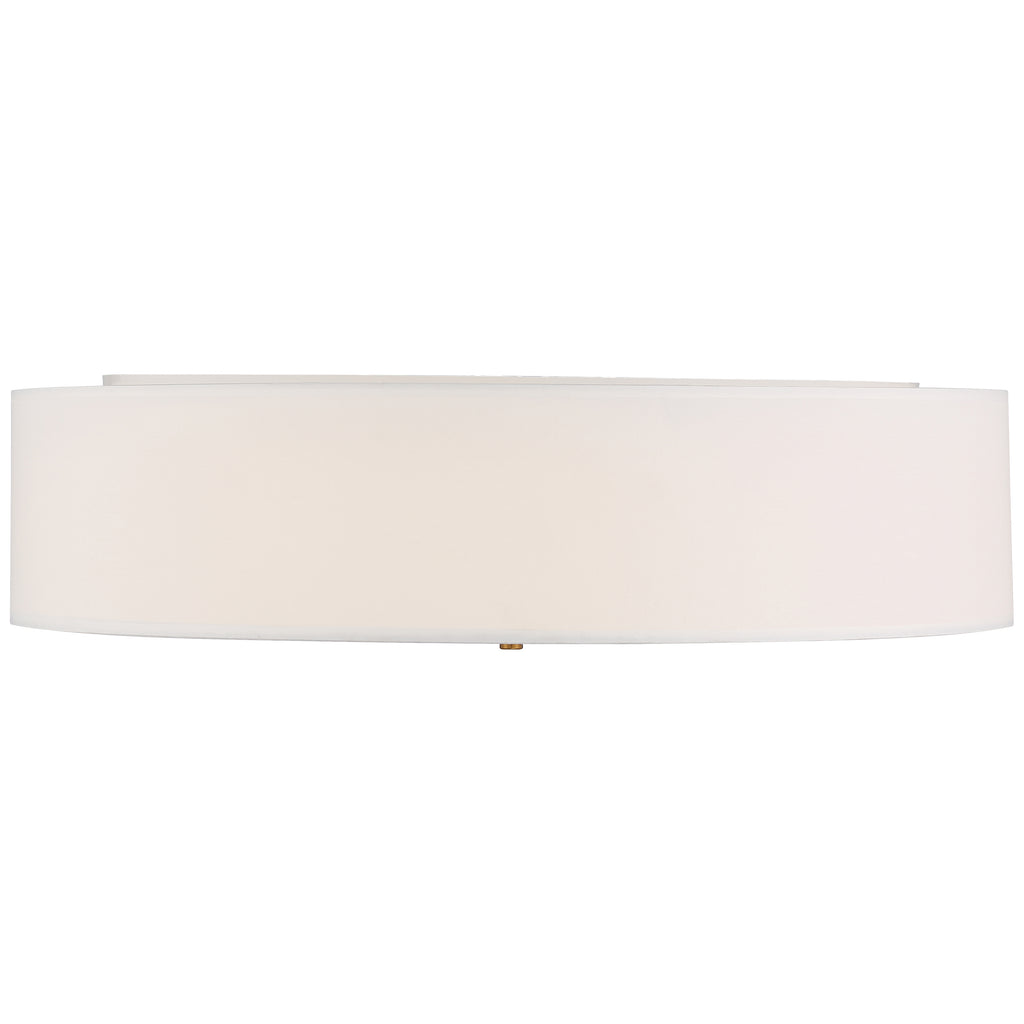 Mid Town LED Flush Mount, Antique Brushed Brass / 24"