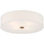 Mid Town LED Flush Mount, Antique Brushed Brass / 24"