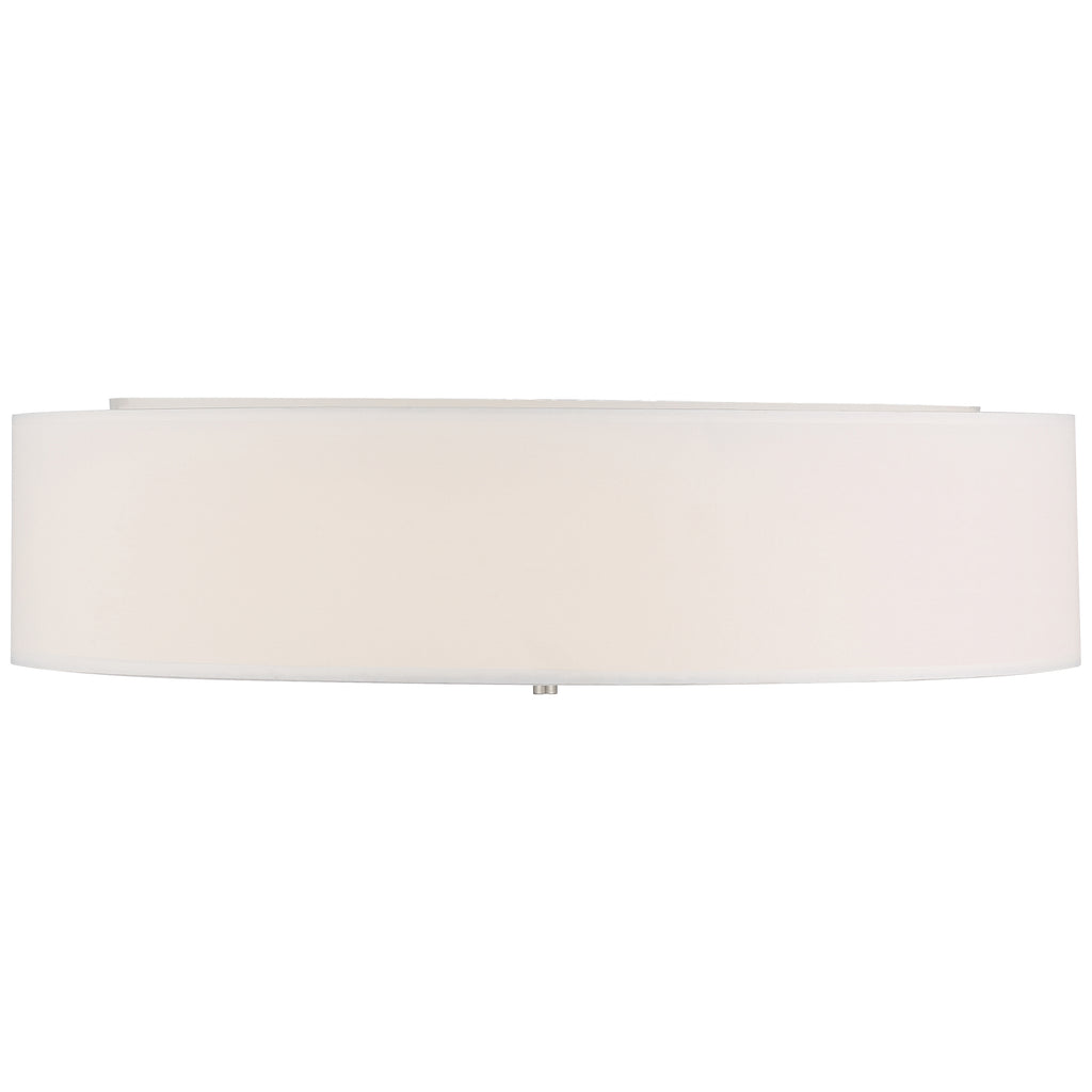 Mid Town LED Flush Mount, Brushed Steel / 24"