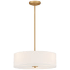 Mid Town LED Pendant or Semi-Flush, Antique Brushed Brass / 18"
