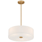 Mid Town LED Pendant or Semi-Flush, Antique Brushed Brass / 18"
