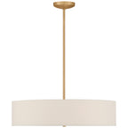 Mid Town LED Pendant or Semi-Flush, Antique Brushed Brass / 24"