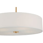 Mid Town LED Pendant or Semi-Flush, Antique Brushed Brass / 24"