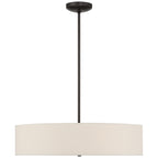 Mid Town LED Pendant or Semi-Flush, Matte Black / 24"