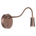 Epiphanie Gooseneck LED Wall Reading Light, Bronze