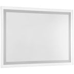 The Peninsula 36x48 LED Mirror by Access Lighting features a rectangular design with a thin, light gray border around the edge, shown against a white background.