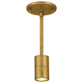 Cafe Dual Mount 1 Light LED Wall or Ceiling Spotlight, Antique Brushed Brass