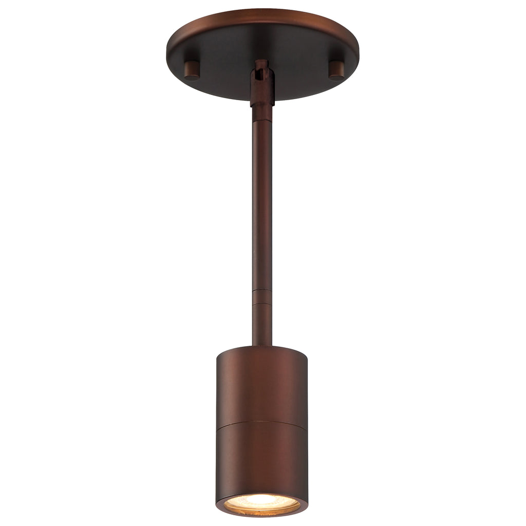 Cafe Dual Mount 1 Light LED Wall or Ceiling Spotlight, Bronze