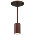 Cafe Dual Mount 1 Light LED Wall or Ceiling Spotlight, Bronze