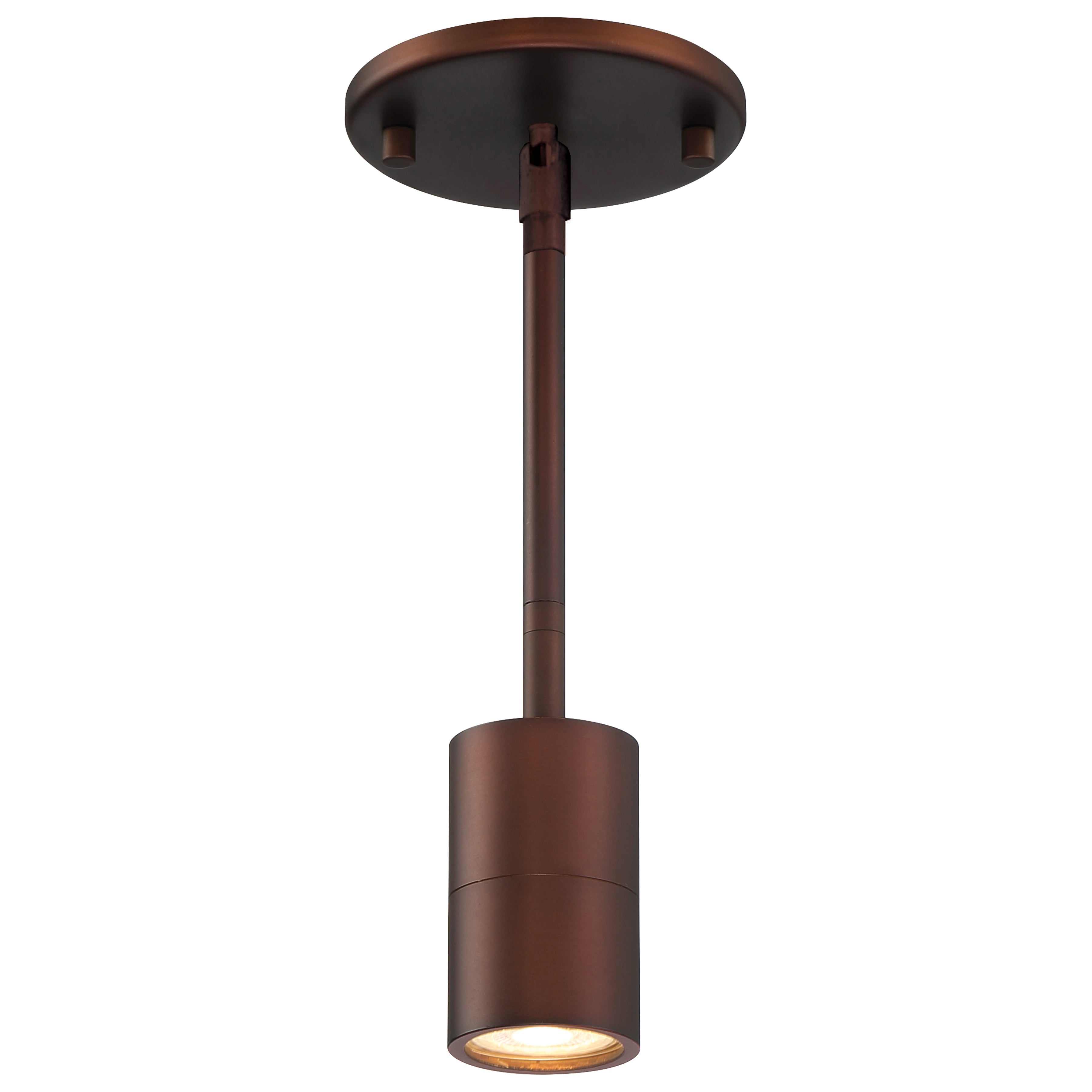 Cafe Dual Mount 1 Light LED Wall or Ceiling Spotlight, Bronze