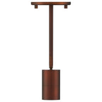 Cafe Dual Mount 1 Light LED Wall or Ceiling Spotlight, Bronze