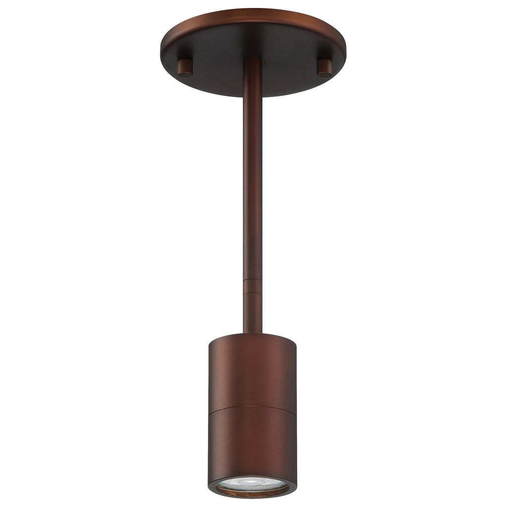 Cafe Dual Mount 1 Light LED Wall or Ceiling Spotlight, Bronze