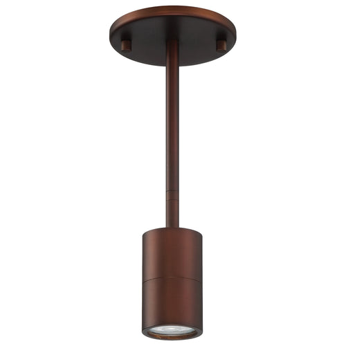 Cafe Dual Mount 1 Light LED Wall or Ceiling Spotlight, Bronze