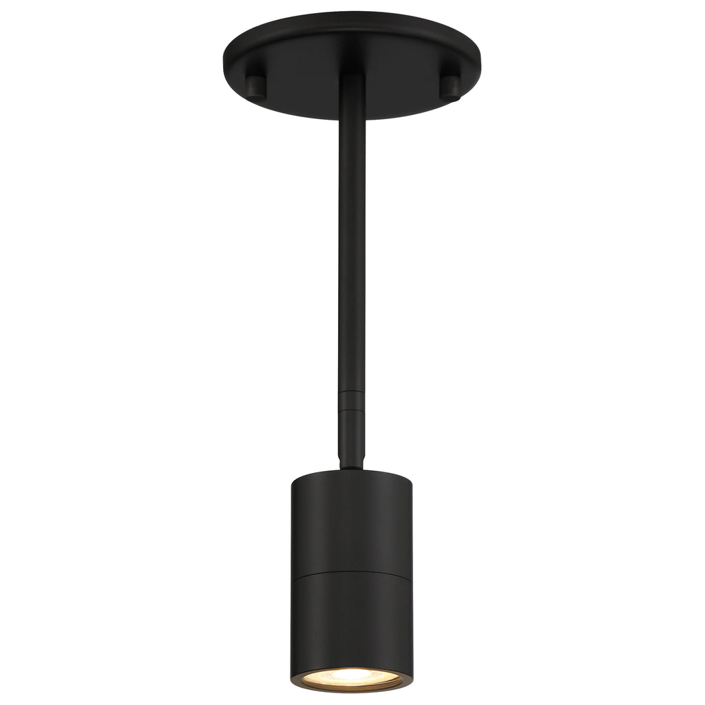 Cafe Dual Mount 1 Light LED Wall or Ceiling Spotlight, Matte Black