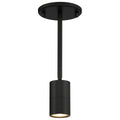 Cafe Dual Mount 1 Light LED Wall or Ceiling Spotlight, Matte Black