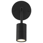 Cafe Dual Mount 1 Light LED Wall or Ceiling Spotlight, Matte Black