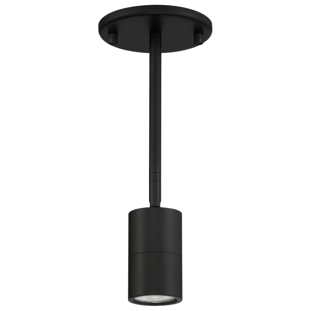 Cafe Dual Mount 1 Light LED Wall or Ceiling Spotlight, Matte Black