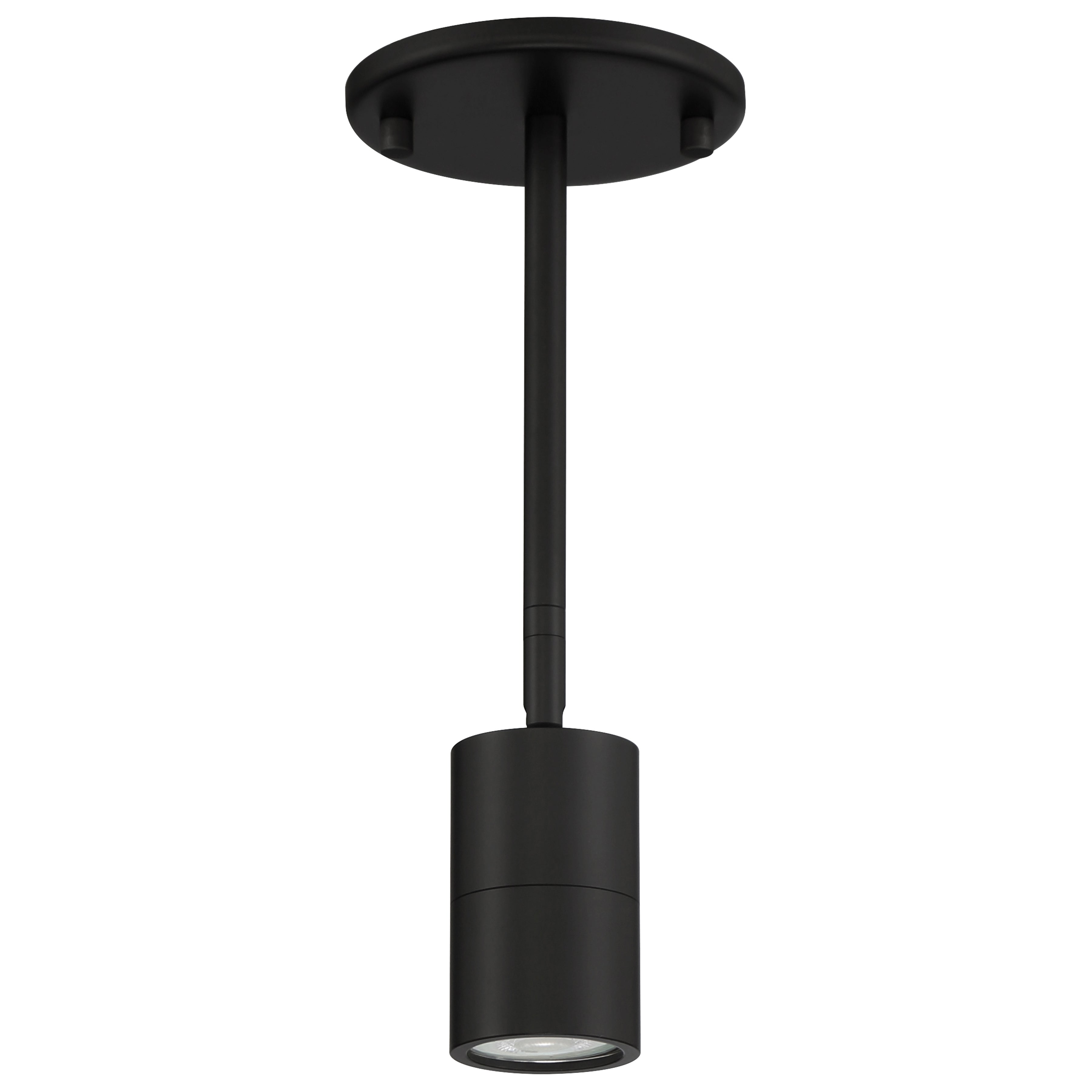 Cafe Dual Mount 1 Light LED Wall or Ceiling Spotlight, Matte Black