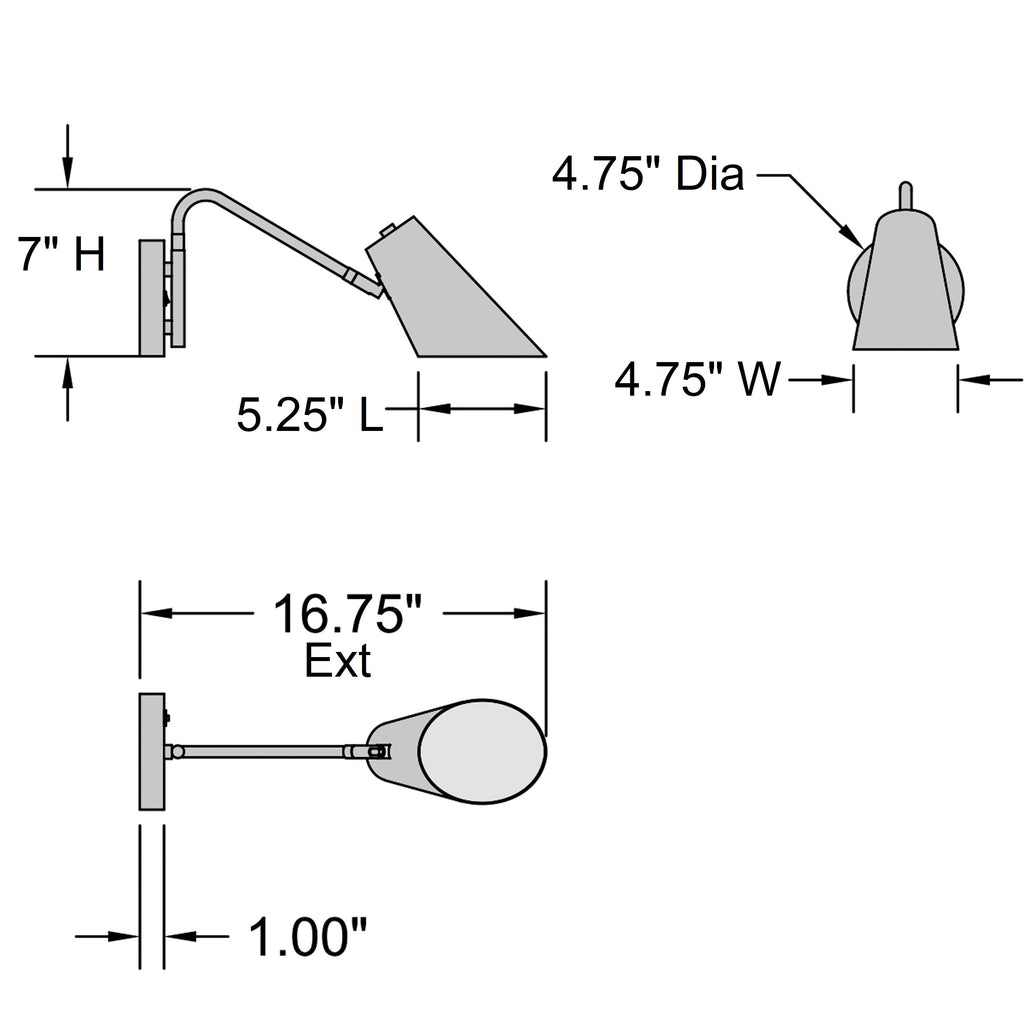 Access Lighting Barsa LED Reading Light, image 8
