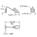 Access Lighting Barsa LED Reading Light, image 8