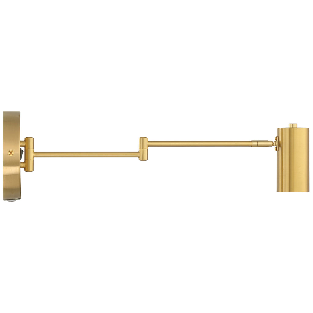 Austin LED Reading Light, Antique Brushed Brass