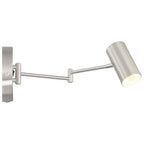 Austin LED Reading Light, Brushed Steel