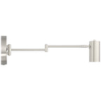 Austin LED Reading Light, Brushed Steel
