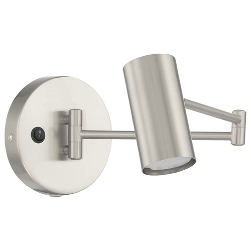 Austin LED Reading Light, Brushed Steel