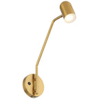 Lizbo LED Reading Light, Antique Brushed Brass