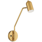 Lizbo LED Reading Light, Antique Brushed Brass