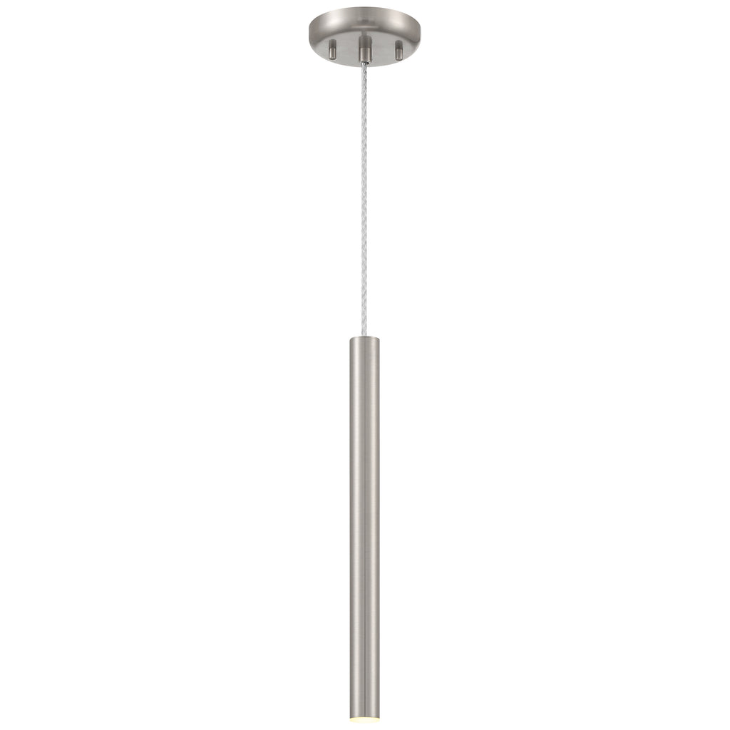 Pipeline LED Pendant, Brushed Steel