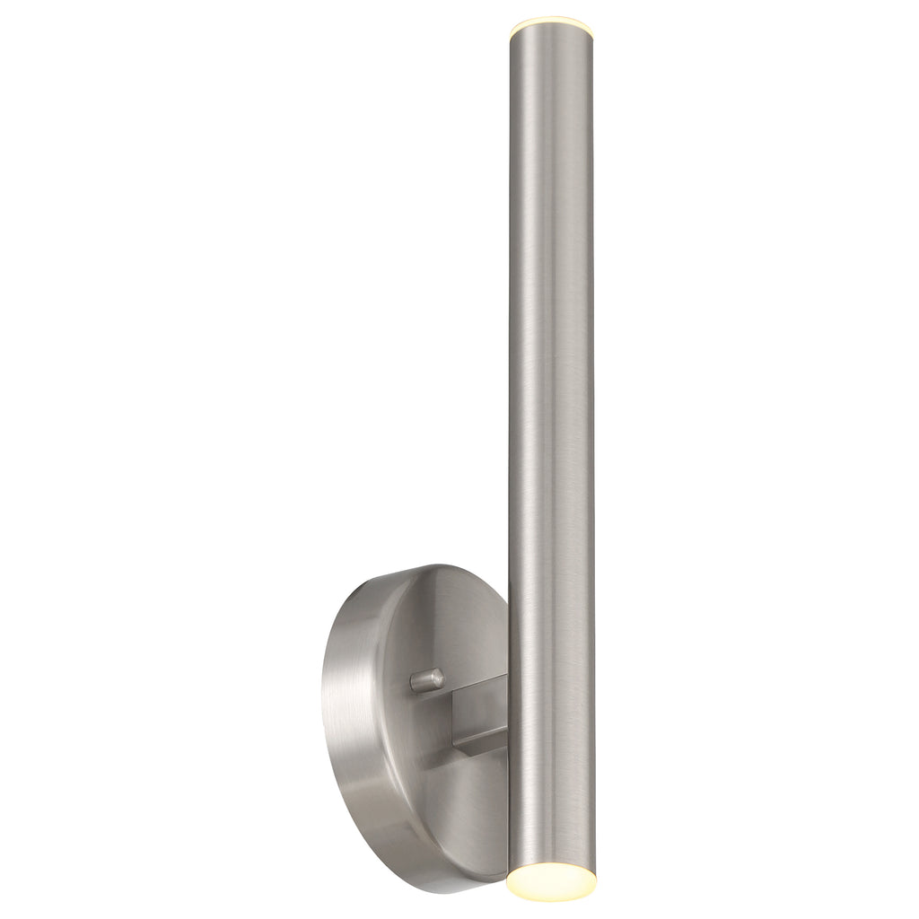 Pipeline LED Wall Sconce, Brushed Steel