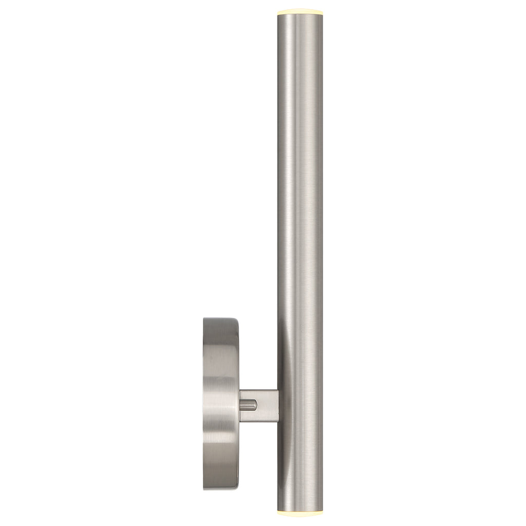 Pipeline LED Wall Sconce, Brushed Steel