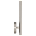 Pipeline LED Wall Sconce, Brushed Steel