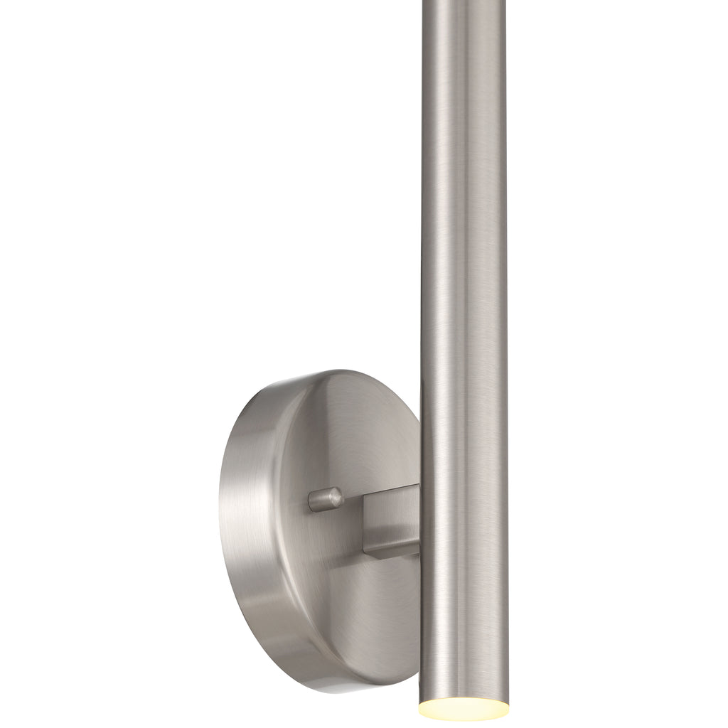 Pipeline LED Wall Sconce, Brushed Steel
