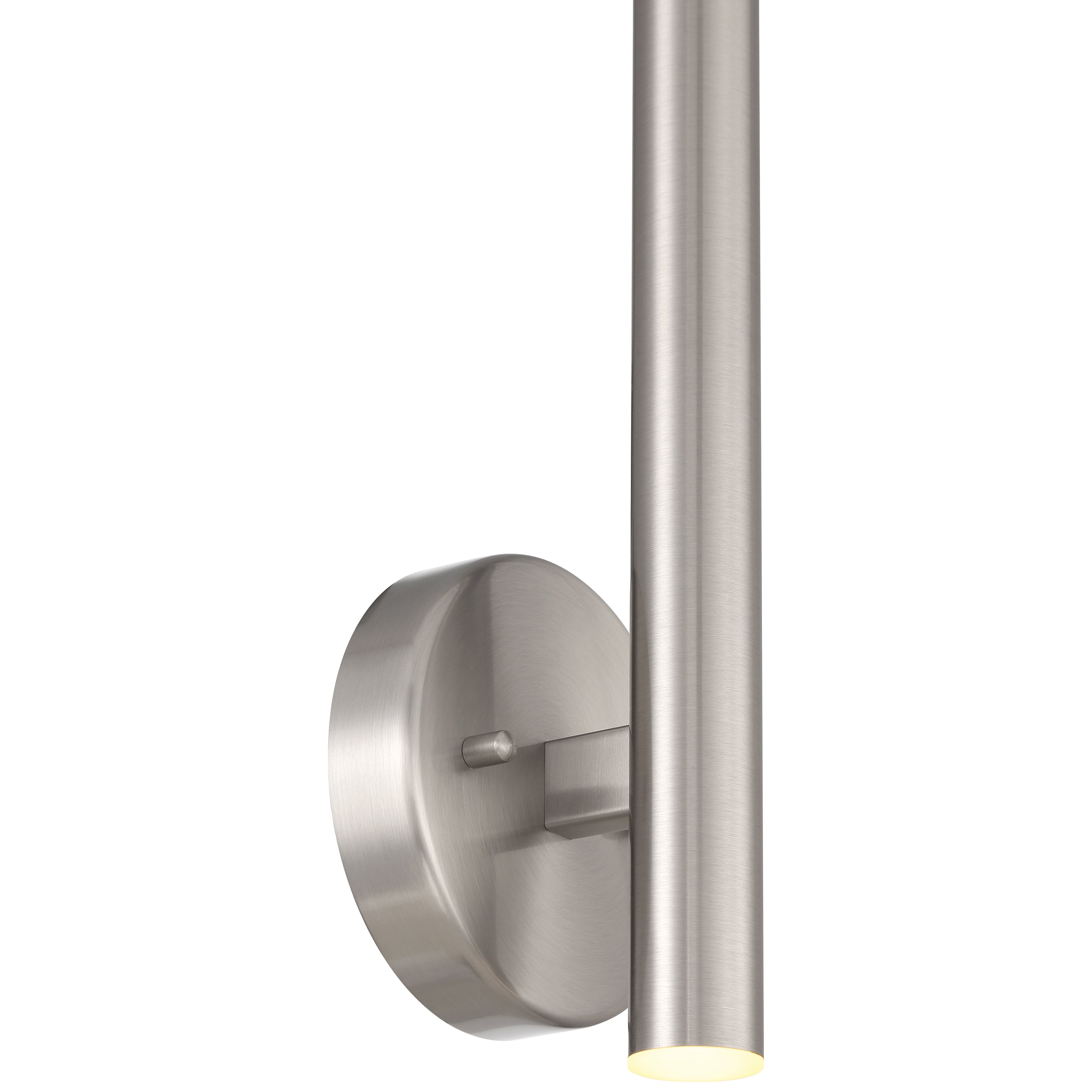 Pipeline LED Wall Sconce, Brushed Steel