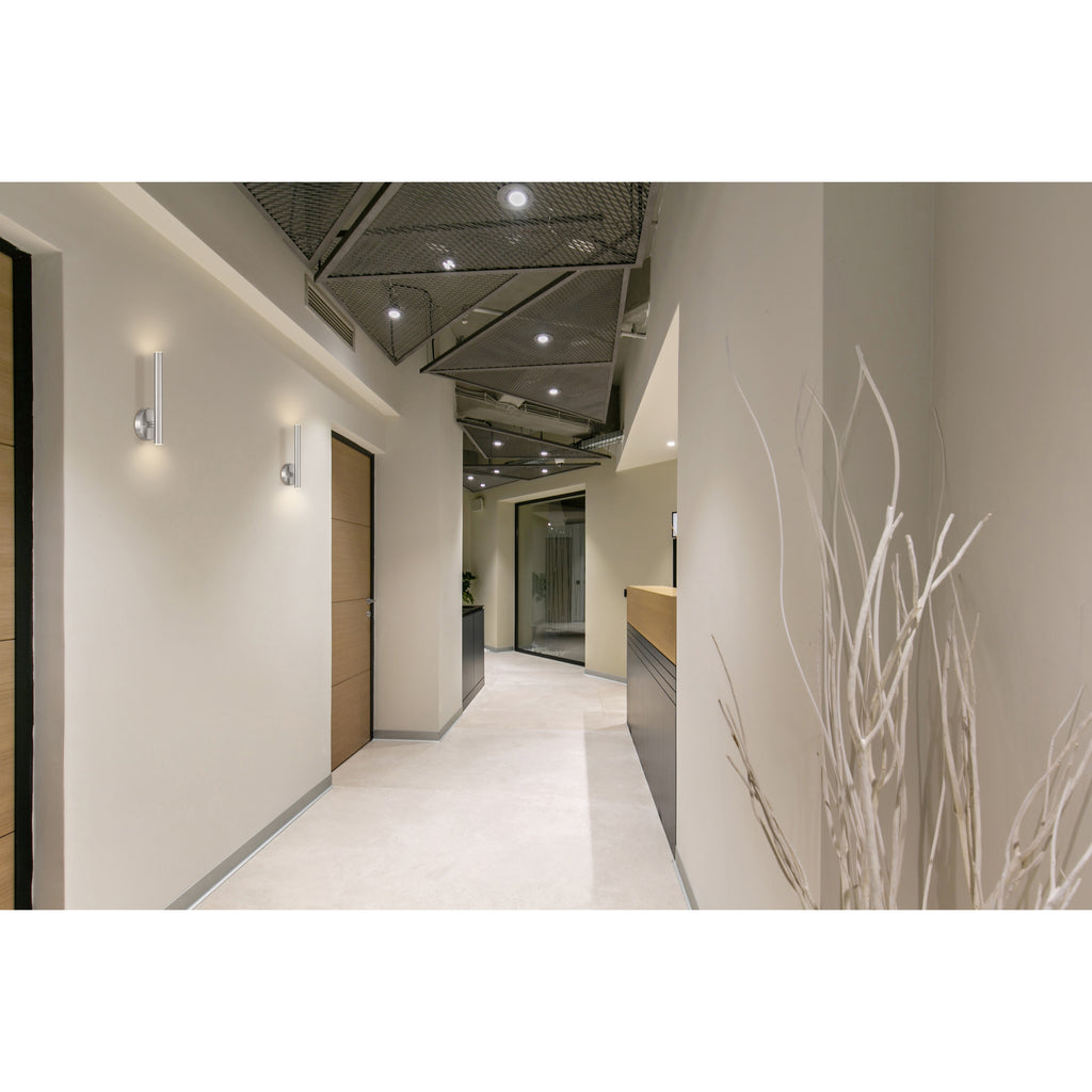 Access Lighting Pipeline LED Wall Sconce, Brushed Steel, image 7