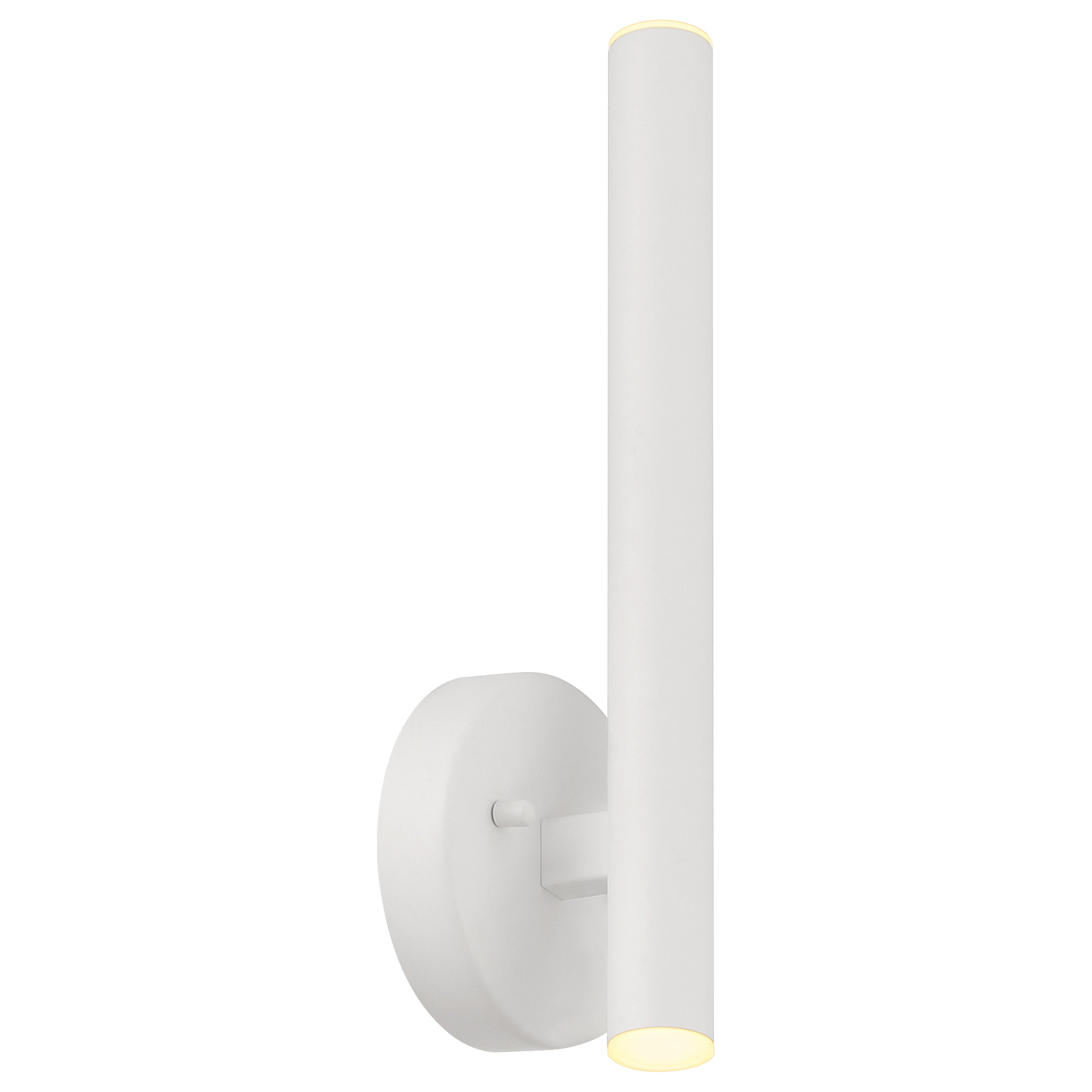 Pipeline LED Wall Sconce, Matte White
