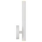 Pipeline LED Wall Sconce, Matte White