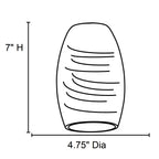 Access Lighting Chianti Glass Shade, image 2