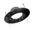 10W LED Recessed Fixture (DCR), 3000K, Black