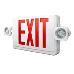 3W LED Exit Sign & Emergency Light Combo — White