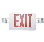 3W LED Exit Sign & Emergency Light Combo — White