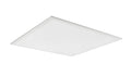 GradeONE 32W Selectable 2x2 LED Recessed Panel with a white frame, viewed from a slightly lower angle against a white background.