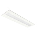 The GKOLED 30W Selectable LED Recessed Panel — 1x4 is a rectangular white ceiling light fixture with a recessed center panel, designed for installation in drop ceilings or commercial settings.