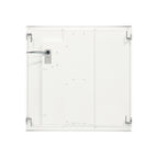 Back view of the GKOLED 30W Selectable LED Recessed Panel — 2x2, showing visible wiring and metal mounting brackets at each corner.