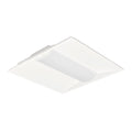 GKOLED 30W Selectable LED Recessed Panel (2x2) fixture featuring a central frosted panel, viewed from a low angle against a white background.