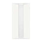 35W Selectable LED Recessed Panel — 2x4 by GKOLED, featuring a rectangular white design with a central cylindrical diffuser and angled side panels, viewed from directly below.