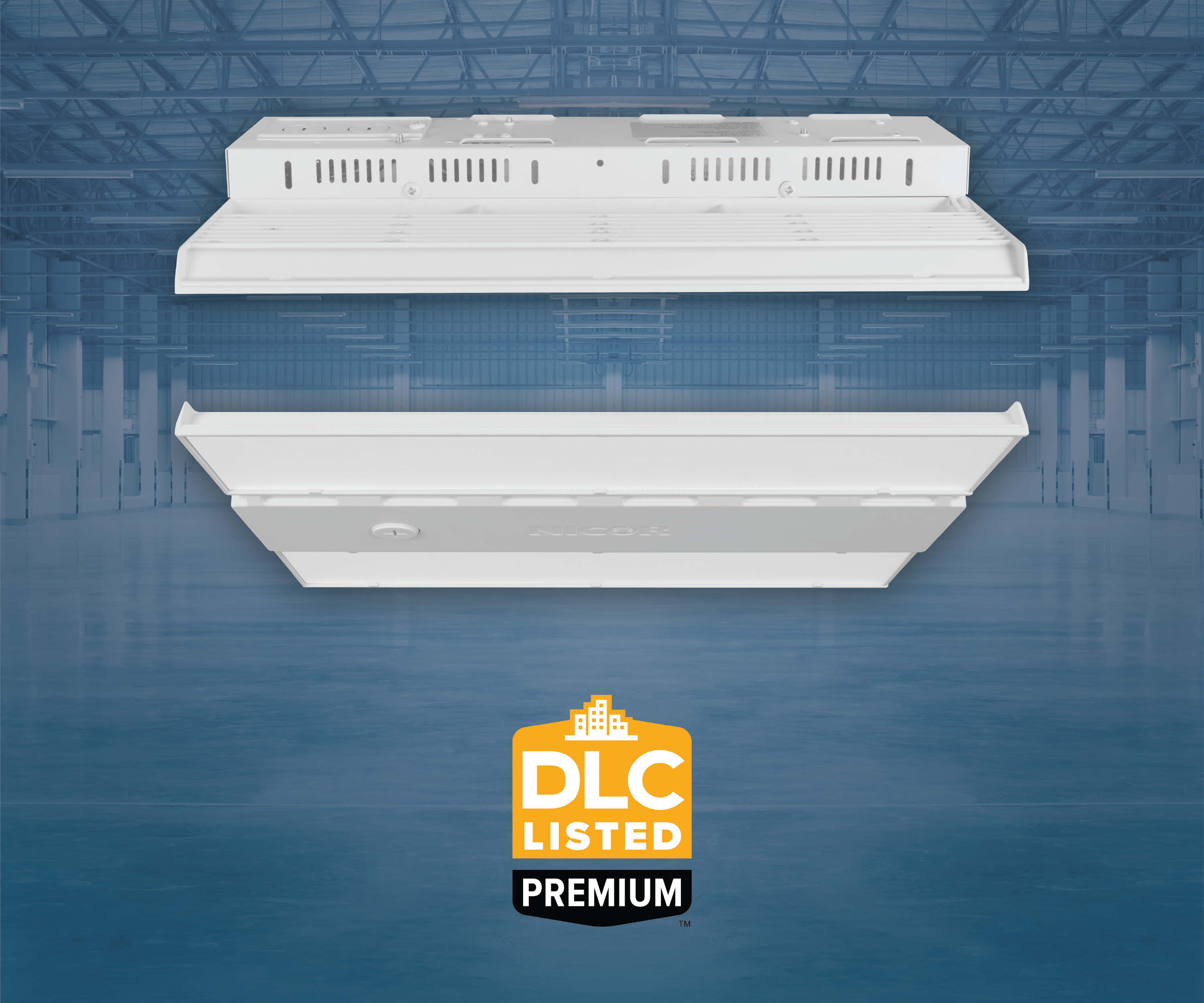 147W LED Suspended Fixture, Medium (HML1), 5000K, White, 20,675 lm