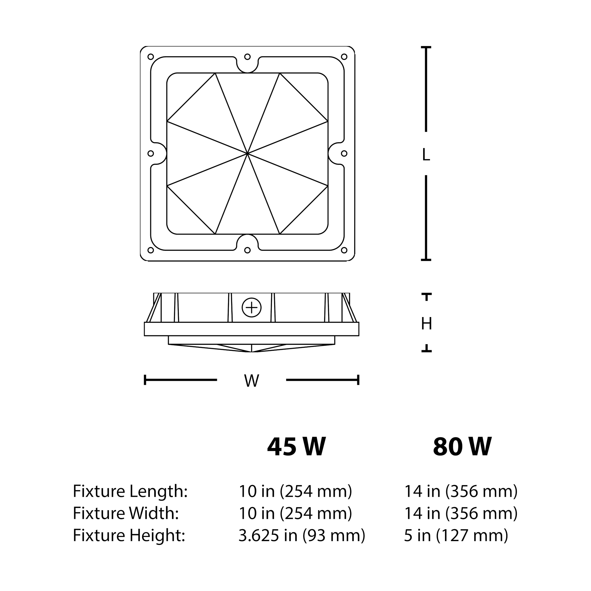 41W LED Surface Mount Fixture